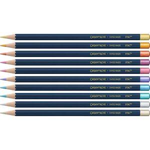 Caran d'Ache Cosmic Blue Metallic - Crayons de couleur - Publicité Caran d'Ache Cosmic Blue Metallic - Crayons de couleur - Publicité