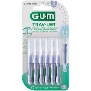 Brossettes interdentaires G.U.M Trav-Ler - 0,6 mm - 4 pièces - Publicité Brossettes interdentaires G.U.M Trav-Ler - 0,6 mm - 4 pièces - Publicité