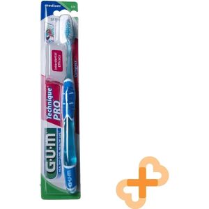 Cepillo de dientes Sunstar GUM Medium Technique Pro - Compacto, Suave con encías Cepillo de dientes Sunstar GUM Medium Technique Pro - Compacto, Suave con encías