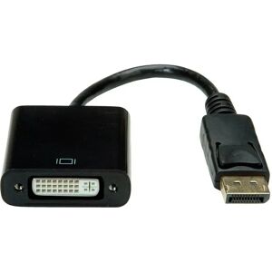VALUE DisplayPort DVI Adapter - 0.15m Black VALUE DisplayPort DVI Adapter - 0.15m Black