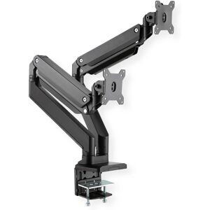 Roline 17.03.1117 monitor mount - dual arm, space-saving, black Roline 17.03.1117 monitor mount - dual arm, space-saving, black