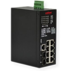 ROLINE 21.13.1137 Managed L2 Gigabit Ethernet Switch - Industrie PoE 10 Ports ROLINE 21.13.1137 Managed L2 Gigabit Ethernet Switch - Industrie PoE 10 Ports