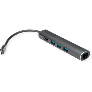 VALUE 12.99.1043 Laptop Dock - 4K HDMI, USB 3.2, Ethernet VALUE 12.99.1043 Laptop Dock - 4K HDMI, USB 3.2, Ethernet