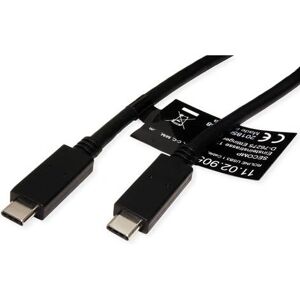ROLINE USB C Cable - 2m Black USB 3.2 Gen 2 (3.1 Gen 2) ROLINE USB C Cable - 2m Black USB 3.2 Gen 2 (3.1 Gen 2)