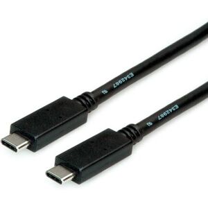 ROLINE USB C Cable - 2m Black USB 3.2 Gen 2 (3.1 Gen 2) ROLINE USB C Cable - 2m Black USB 3.2 Gen 2 (3.1 Gen 2)