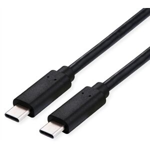 Value USB 4 Gen 2x2 Kabel - 2m Svart Snabb Data & Ström Value USB 4 Gen 2x2 Kabel - 2m Svart Snabb Data & Ström