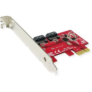 ROLINE 15062148 Adaptador SATA PCIe - 2x SATA III, Perfil Bajo ROLINE 15062148 Adaptador SATA PCIe - 2x SATA III, Perfil Bajo