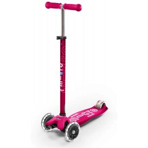 Micro Mobility Maxi Micro Deluxe Scooter LED per bambini a 3 ruote Rosa - Monopattino per bambini Micro Mobility Maxi Micro Deluxe Scooter LED per bambini a 3 ruote Rosa - Monopattino per bambini