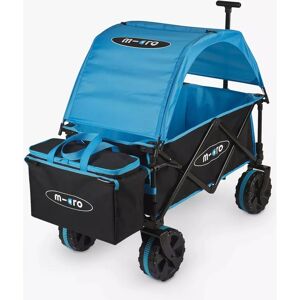 Micro Mobility Micro Wagon Deluxe Pro - Wagon, Cyan, Adjustable Handle, Foldable - Wagon Micro Mobility Micro Wagon Deluxe Pro - Wagon, Cyan, Adjustable Handle, Foldable - Wagon