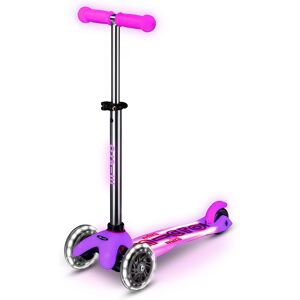 Micro Mobility Mini Micro Deluxe Glow LED Plus Trottinette pour Enfants Rose - Trottinette à Trois Roues Micro Mobility Mini Micro Deluxe Glow LED Plus Trottinette pour Enfants Rose - Trottinette à Trois Roues
