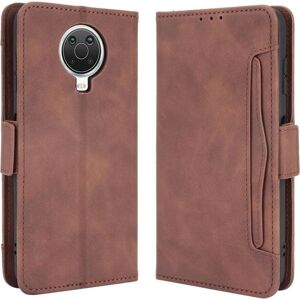 Coque à rabat marron Nokia G10 G20 - Étui avec porte-cartes Coque à rabat marron Nokia G10 G20 - Étui avec porte-cartes