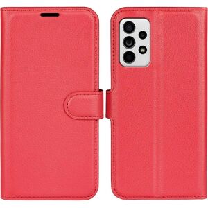 Cover-Discount Galaxy A33 5G - Leder Etui rot - Smartphone Hülle Cover-Discount Galaxy A33 5G - Leder Etui rot - Smartphone Hülle