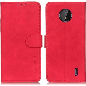 Nokia C20 - coque en cuir - Rouge - coque de téléphone Nokia C20 - coque en cuir - Rouge - coque de téléphone