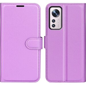 Cover-Discount - Xiaomi 12 Pro - Violett - Leder - Handyhülle Cover-Discount - Xiaomi 12 Pro - Violett - Leder - Handyhülle