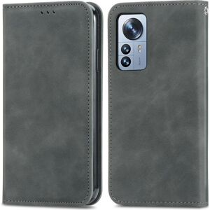 Cover-Discount - Xiaomi 12 Pro - Grau - Stand Flip - Handyhülle Cover-Discount - Xiaomi 12 Pro - Grau - Stand Flip - Handyhülle
