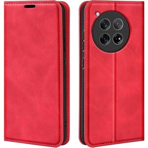 OnePlus - 12 - Rouge - Cuir synthétique - Étui de téléphone OnePlus - 12 - Rouge - Cuir synthétique - Étui de téléphone