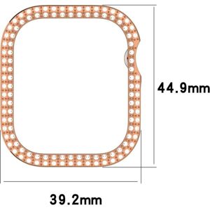 Cover-Discount - Apple Watch 10 - Argent - Ornement strass - Watch case - Publicité Cover-Discount - Apple Watch 10 - Argent - Ornement strass - Watch case - Publicité