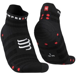 Compressport Czarny ultralekkie skarpety do biegania - V4.0 - Wyścig uliczny Compressport Czarny ultralekkie skarpety do biegania - V4.0 - Wyścig uliczny
