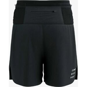 Pantaloni scurți Compressport Trail Racing 2-in-1 - Bărbați Negru XL Pantaloni scurți Compressport Trail Racing 2-in-1 - Bărbați Negru XL