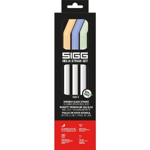 SIGG 6026.70 Mehrfarbiger wiederverwendbarer Borosilikatglas-Trinkhalm-Set SIGG 6026.70 Mehrfarbiger wiederverwendbarer Borosilikatglas-Trinkhalm-Set