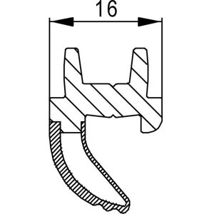 G-U - HZD 16 / HZD 20 - Noir - door seal - Publicité G-U - HZD 16 / HZD 20 - Noir - door seal - Publicité
