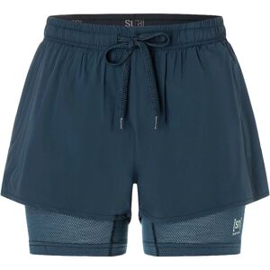 Super Natural - Dobbeltlags Shorts - Blå - Kvinder Super Natural - Dobbeltlags Shorts - Blå - Kvinder
