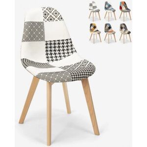 AHD AMAZING HOME DESIGN - Sedia Patchwork - Stile Scandinavo AHD AMAZING HOME DESIGN - Sedia Patchwork - Stile Scandinavo