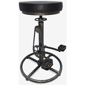 Ahd Amazing Home Design - Taburete de bar industrial ajustable - Negro Ahd Amazing Home Design - Taburete de bar industrial ajustable - Negro