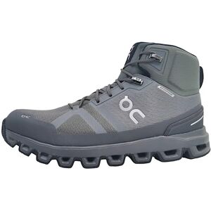 On Cloudrock Waterproof Men’s Hiking Boots - Grey/Blue On Cloudrock Waterproof Men’s Hiking Boots - Grey/Blue