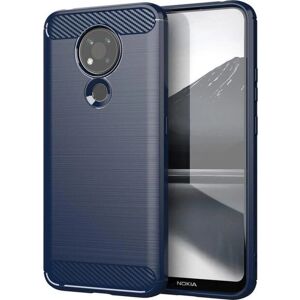 Nokia - Nokia 3.4 - Bleu - Texture carbone - Étui Nokia - Nokia 3.4 - Bleu - Texture carbone - Étui