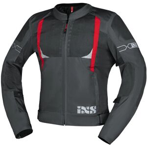 Ixs Trigonis-Air Motorcycle Textile Jacket - Breathable, Unisex, Grey Red XL Ixs Trigonis-Air Motorcycle Textile Jacket - Breathable, Unisex, Grey Red XL
