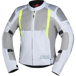 Ixs Trigonis-Air Motorcycle Textile Jacket - Grey Yellow 5XL Ixs Trigonis-Air Motorcycle Textile Jacket - Grey Yellow 5XL
