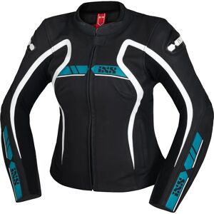 Ixs RS-600 1.0 Damen Motorrad Lederjacke - Schwarz, Blau, Größe 40 Ixs RS-600 1.0 Damen Motorrad Lederjacke - Schwarz, Blau, Größe 40