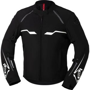 IXS Hexalon-ST Waterproof Motorcycle Textile Jacket - Black-White - 2XL IXS Hexalon-ST Waterproof Motorcycle Textile Jacket - Black-White - 2XL
