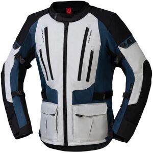 IXS Lennik-Motorcycle Textile Jacket - Black-Grey-Blue - 4XL IXS Lennik-Motorcycle Textile Jacket - Black-Grey-Blue - 4XL