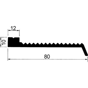 Werkstarck - DT-Profile - Gris - Door threshold profile - Publicité Werkstarck - DT-Profile - Gris - Door threshold profile - Publicité