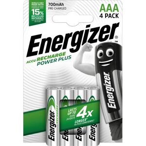 Energizer Oplaadbare Power Plus AAA Micro (4 st.) Energizer Oplaadbare Power Plus AAA Micro (4 st.)