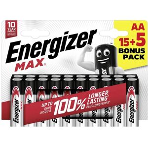 Energizer Max Batterien AA - 15+5 Stück Energizer Max Batterien AA - 15+5 Stück