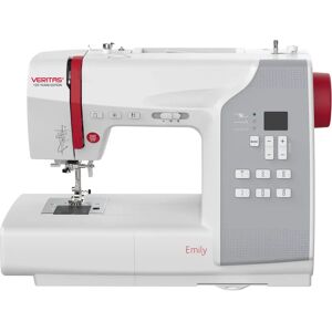 Veritas Emily - Grau, Rot, Weiß - Nähmaschine Veritas Emily - Grau, Rot, Weiß - Nähmaschine