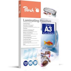 Peach A3 Laminierhülle - 100 Mikron - 100 Stück Peach A3 Laminierhülle - 100 Mikron - 100 Stück