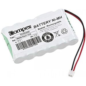 Batteria di Ricambio Compex 941100 - Elettrostimolatore - Bianco Batteria di Ricambio Compex 941100 - Elettrostimolatore - Bianco