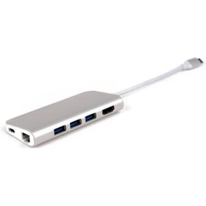 LMP 14368 USB-C Dock / Port Replikátor - Stříbrný LMP 14368 USB-C Dock / Port Replikátor - Stříbrný