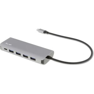 LMP Hub USB - 7 Ports, USB-C & A, Argent - Supporte 5 Gbit/s LMP Hub USB - 7 Ports, USB-C & A, Argent - Supporte 5 Gbit/s