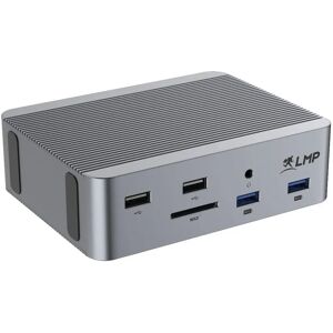 LMP USB4 SuperDock 2 - 15-poorten Dockingstation - Grijs LMP USB4 SuperDock 2 - 15-poorten Dockingstation - Grijs