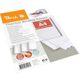 Peach 313312 Binding Cover - White A4 20 pcs Peach 313312 Binding Cover - White A4 20 pcs