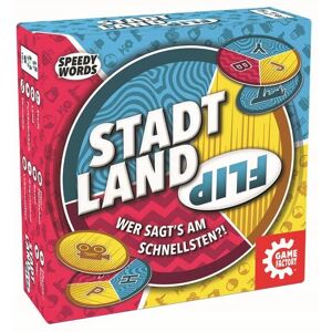 Game Factory - Stadt Land Flip - Jeu de société éducatif - Publicité Game Factory - Stadt Land Flip - Jeu de société éducatif - Publicité