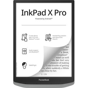 PocketBook InkPad X Pro - 10,3" E Ink Mobius - Android 8.1 - 32 GB - Grau - E-Book-Reader PocketBook InkPad X Pro - 10,3" E Ink Mobius - Android 8.1 - 32 GB - Grau - E-Book-Reader