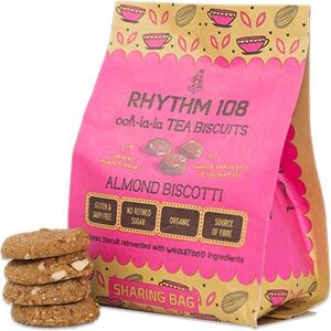 Rhythm 108 Almond Biscotti Tea Biscuit Share Bag - Biscuit Rhythm 108 Almond Biscotti Tea Biscuit Share Bag - Biscuit