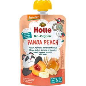 Compote bio Holle Pêche & Épeautre - 150504 - Publicité Compote bio Holle Pêche & Épeautre - 150504 - Publicité
