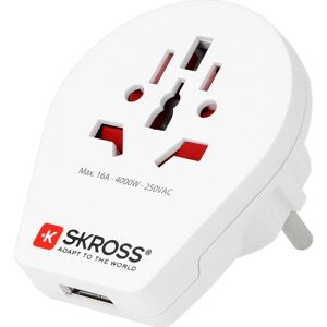 Adaptateur de Prise Électrique Skross 69052 - Universel, 4000 W - Publicité Adaptateur de Prise Électrique Skross 69052 - Universel, 4000 W - Publicité